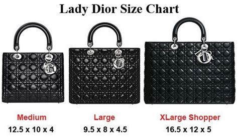 vintage lady dior large|Dior size chart.